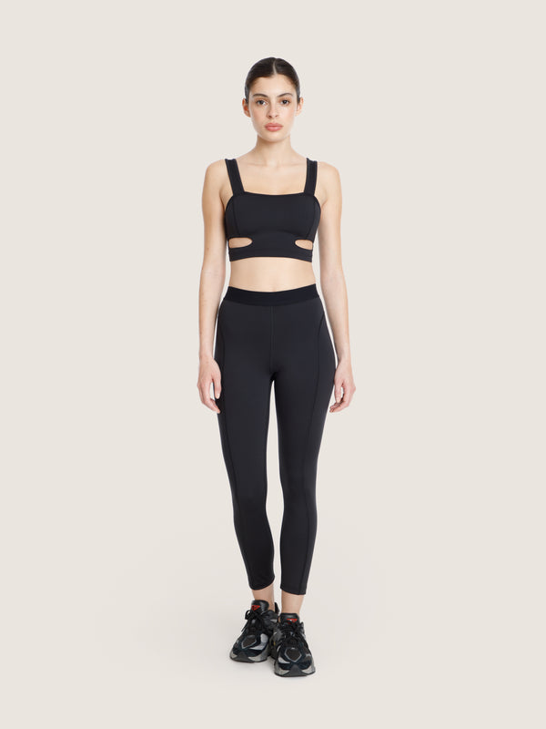 Ernest Leoty Long Sport Legging Black Belt