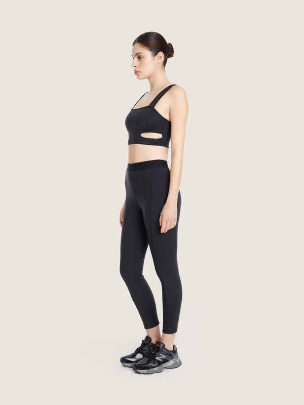 Ernest Leoty Long Sport Legging Black Belt