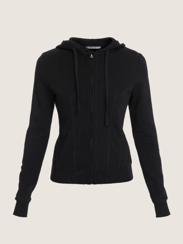 ernest leoty Pull à capuche détail corset