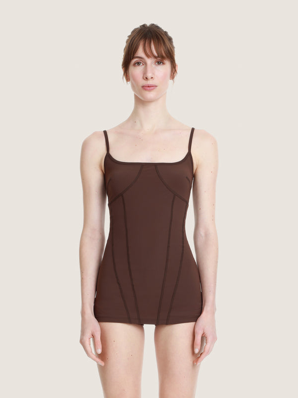 Ernest Leoty Robe-maillot Détail Corset