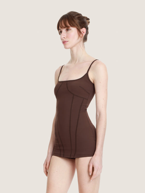 Ernest Leoty Robe-maillot Détail Corset