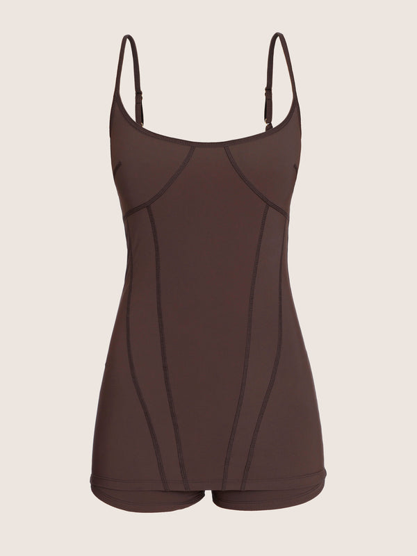 ernest leoty Robe-maillot détail corset