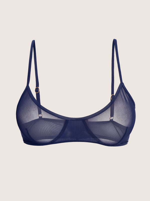ernest leoty Soutien-gorge en mesh échancré