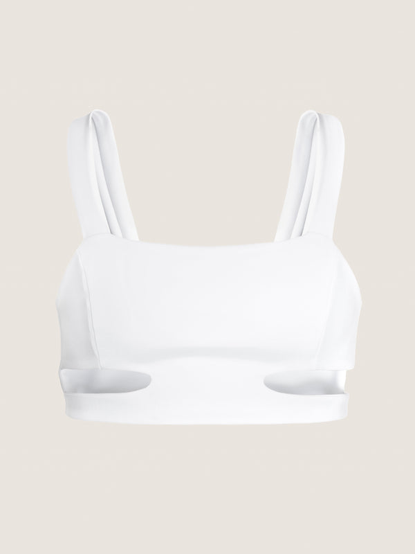 ernest leoty Haut de maillot avec découpe en néoprène