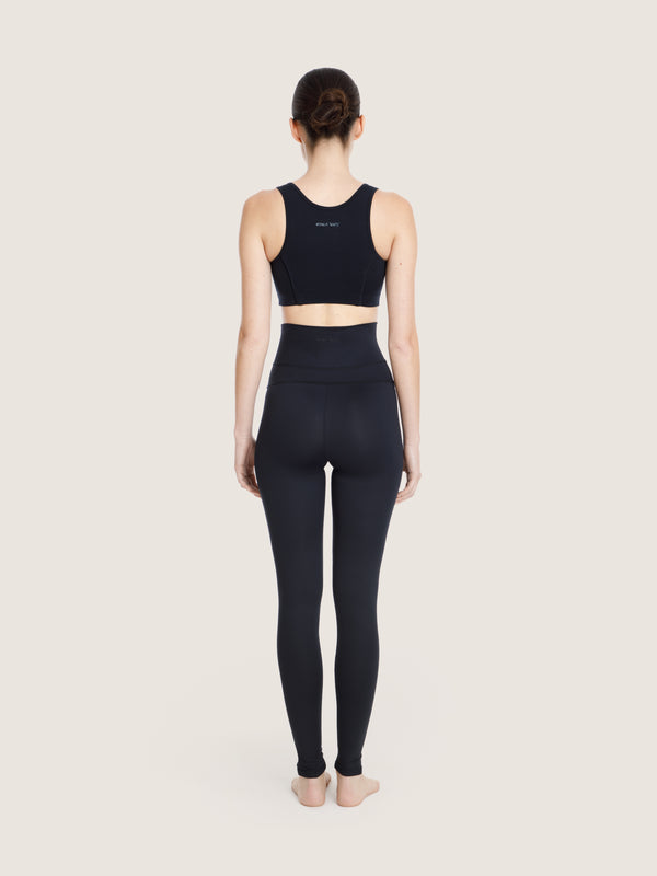 Ernest Leoty Legging Ceinture Large Et Détail Coutures