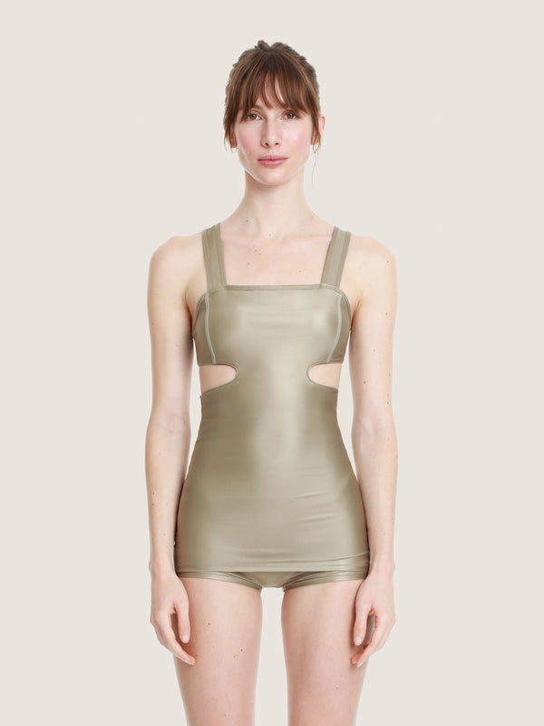 Ernest Leoty Maillot De Bain Jupe-short Avec Découpes