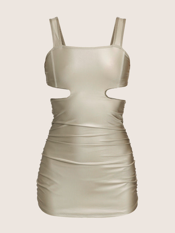 ernest leoty Maillot de bain jupe-short avec découpes