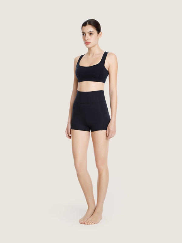 Ernest Leoty Mini Short Taille Haute Détail Coutures