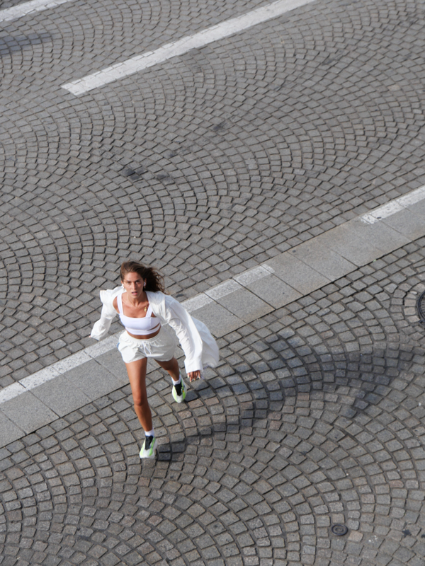 Ernest Leoty Short De Running En Ripstop Avec Poches Zippées