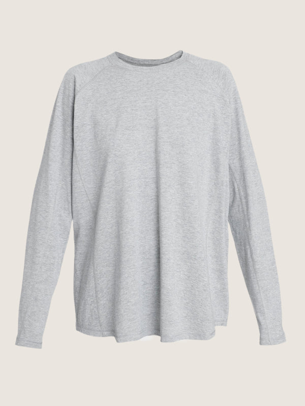 ernest leoty T-shirt manches longues oversize coutures apparentes