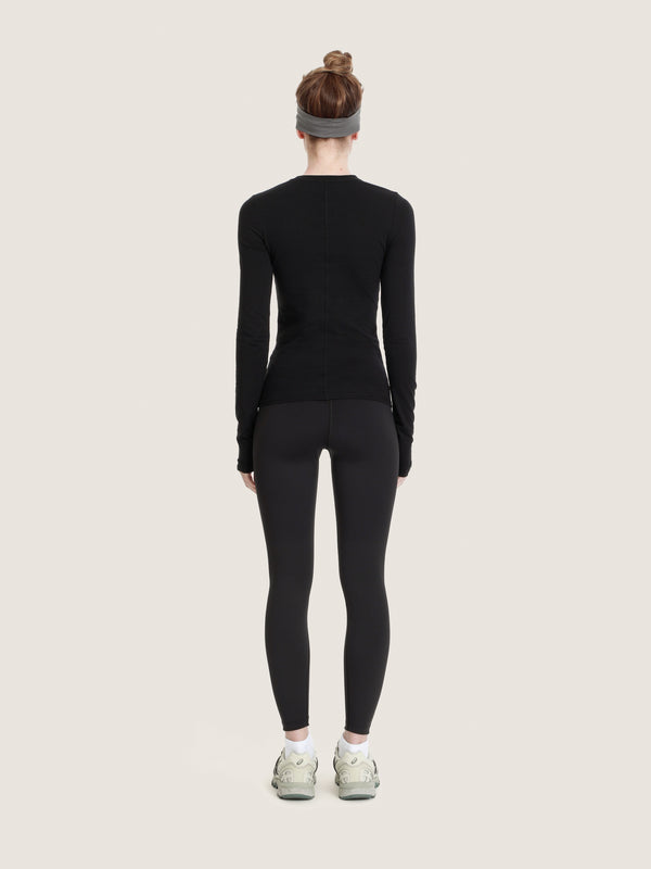 Ernest Leoty T-shirt Manches Longues Stretch à Découpes Corset