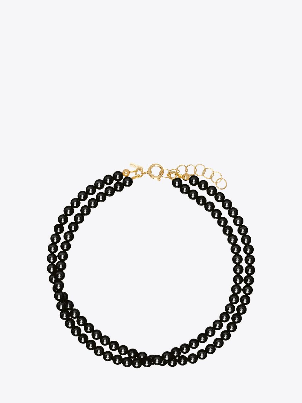 ernest w. baker BLACK PEARL NECKLACE