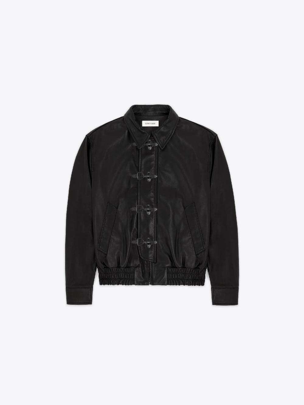 ernest w. baker BUCKLE BOMBER - BLACK