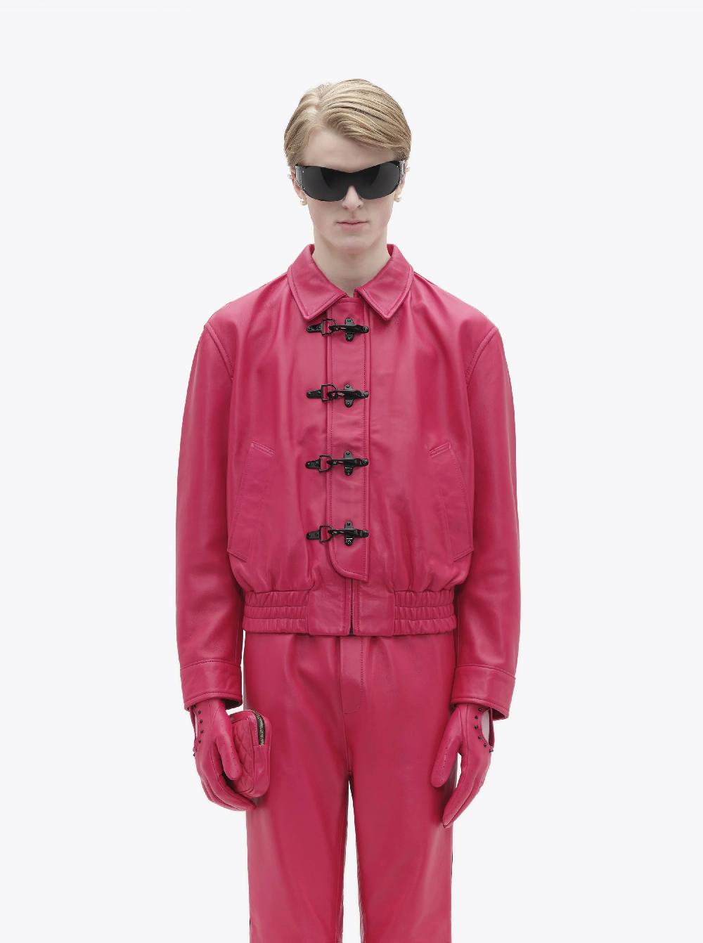 Ernest W. Baker BUCKLE BOMBER - FUCHSIA
