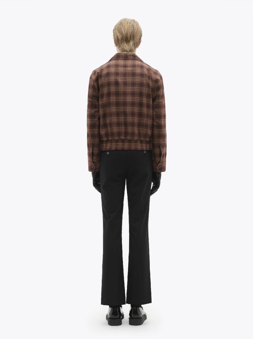 Ernest W. Baker CHECK HARRINGTON JACKET