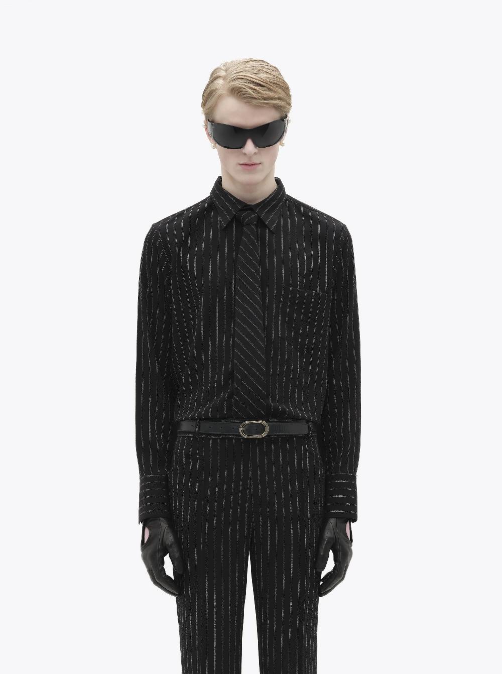 Ernest W. Baker CLASSIC SHIRT - PIN STRIPE