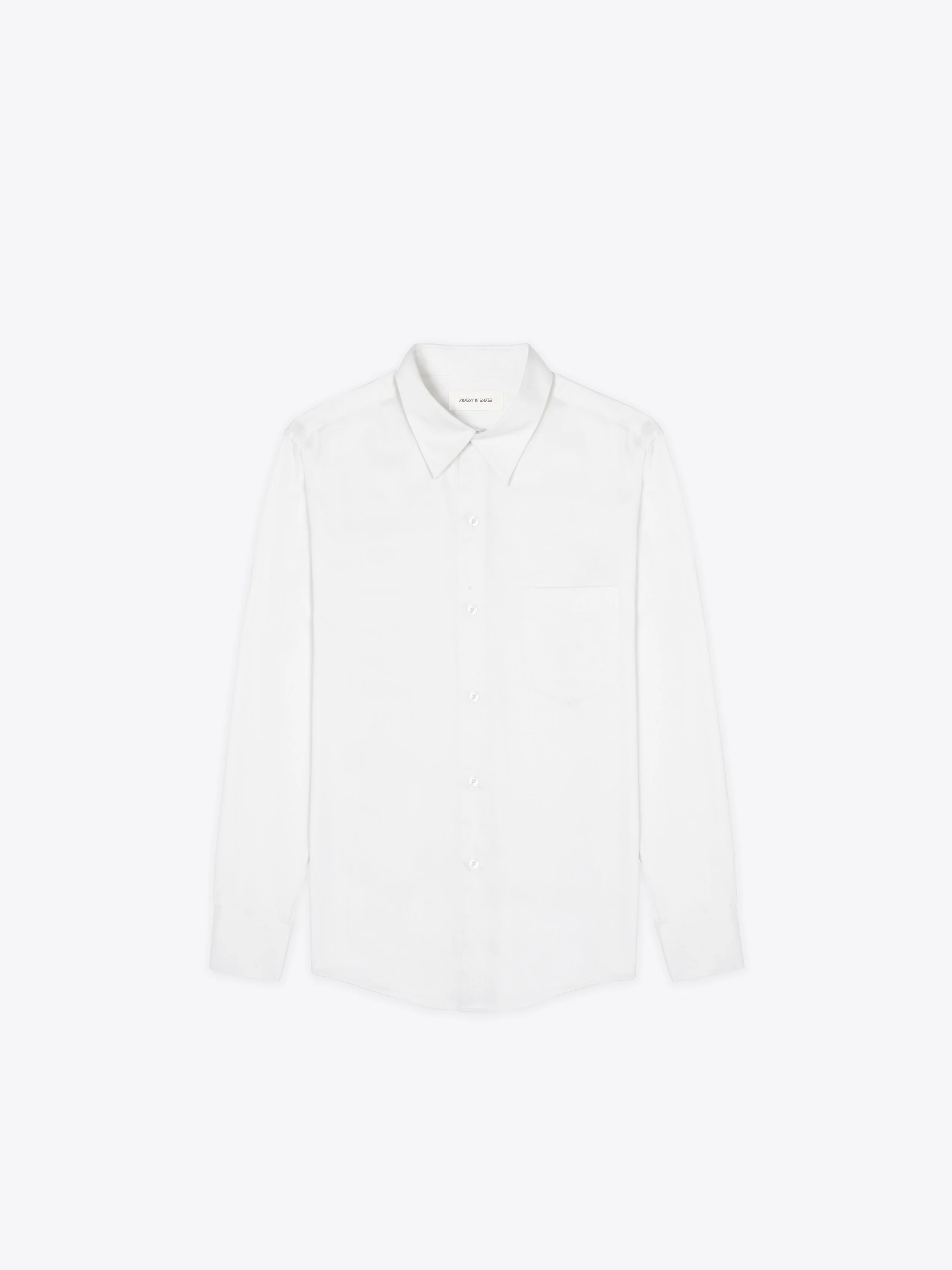 ernest w. baker CLASSIC SHIRT - WHITE