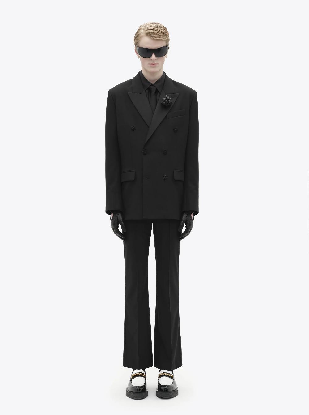 Ernest W. Baker DOUBLE BREASTED TUXEDO BLAZER
