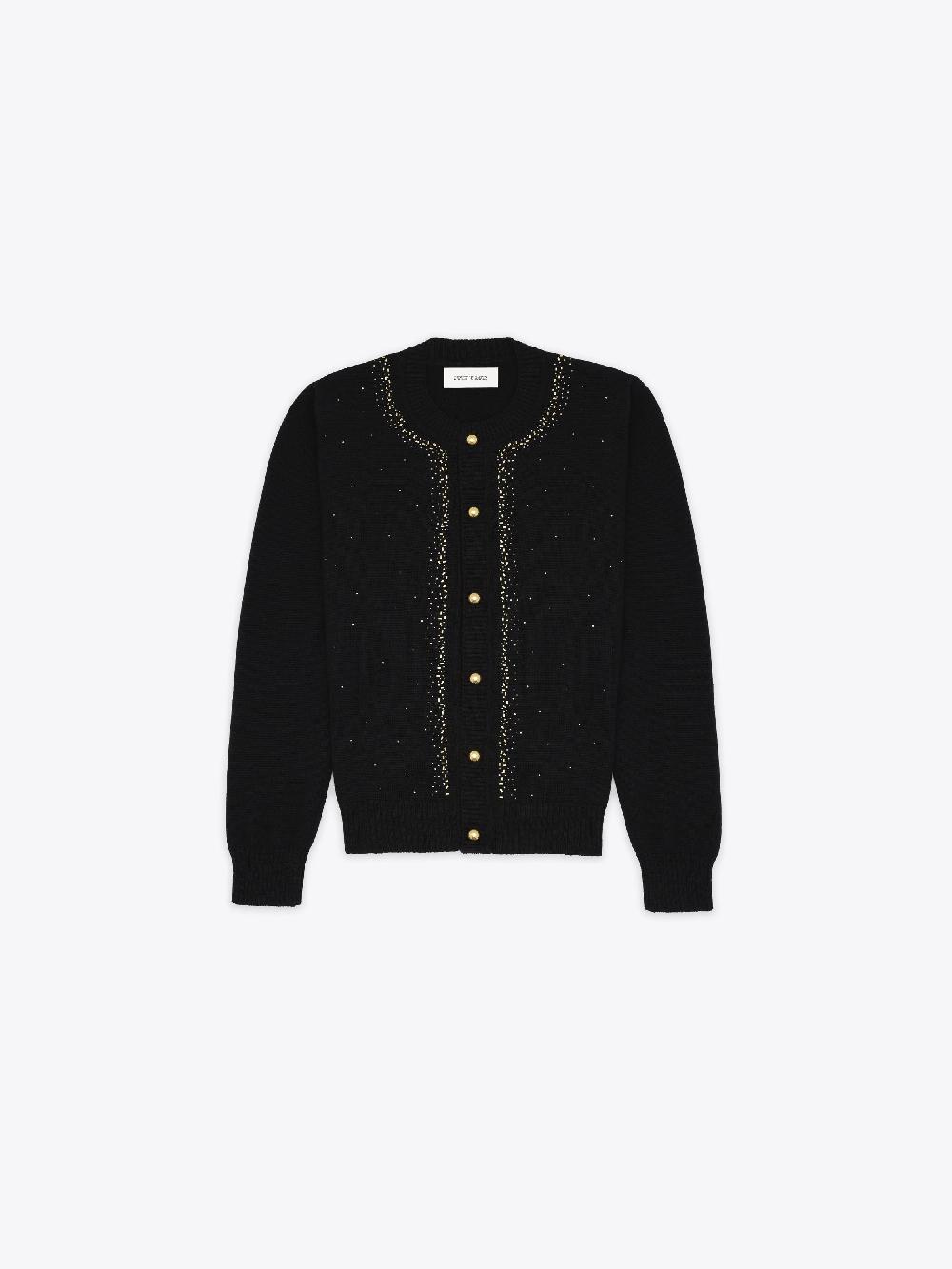 ernest w. baker EMBELLISHED CARDIGAN