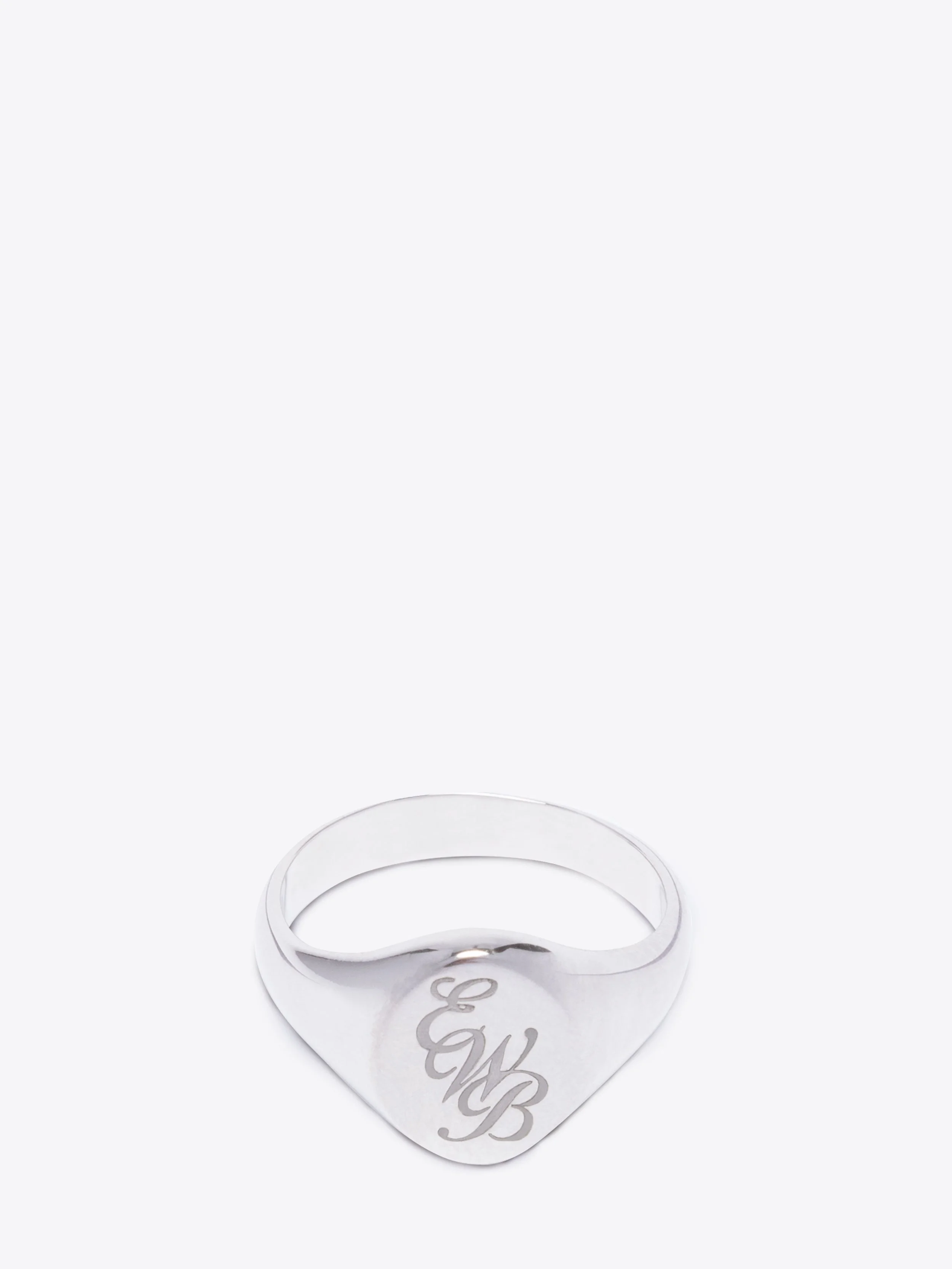ernest w. baker EWB Signet Ring - Silver
