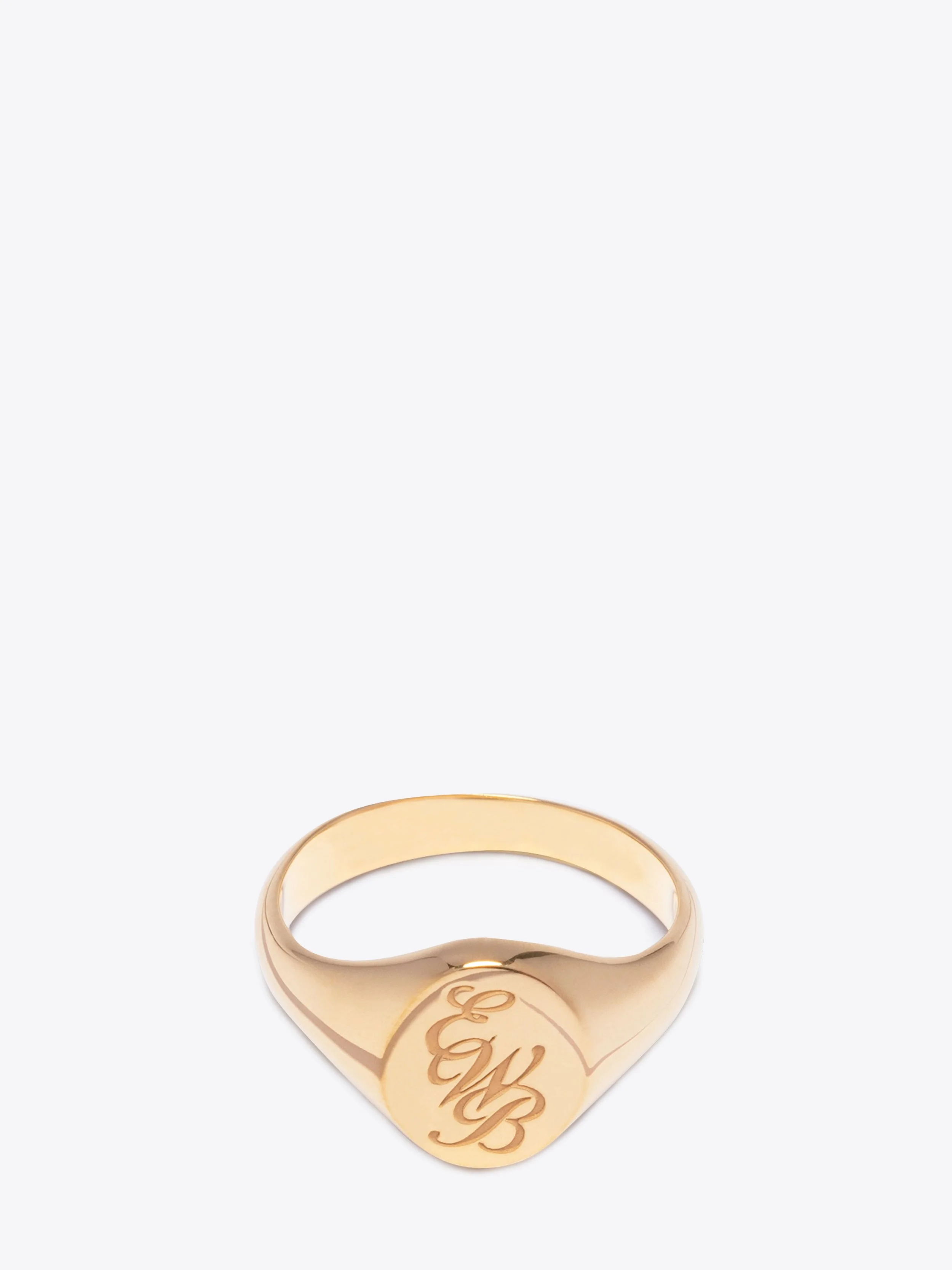 ernest w. baker EWB SIGNET RING
