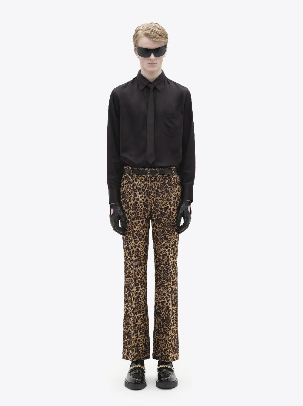 Ernest W. Baker FLARE TROUSERS - CHEETAH