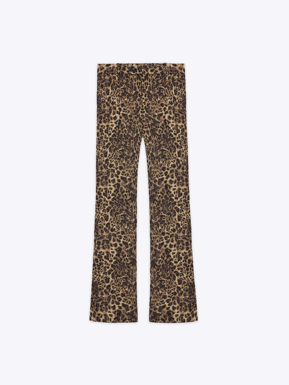 ernest w. baker FLARE TROUSERS - CHEETAH