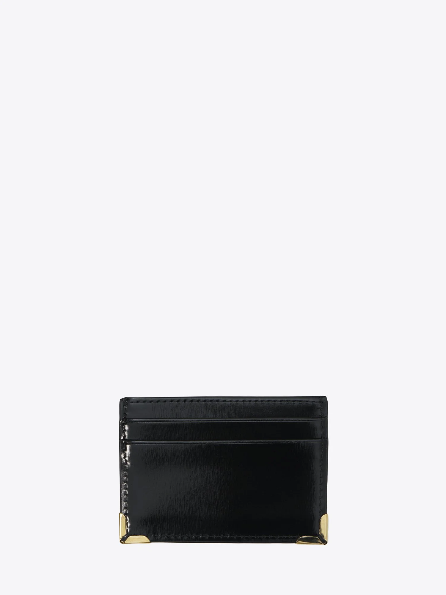 Ernest W. Baker Gold Edge Card Holder - Black