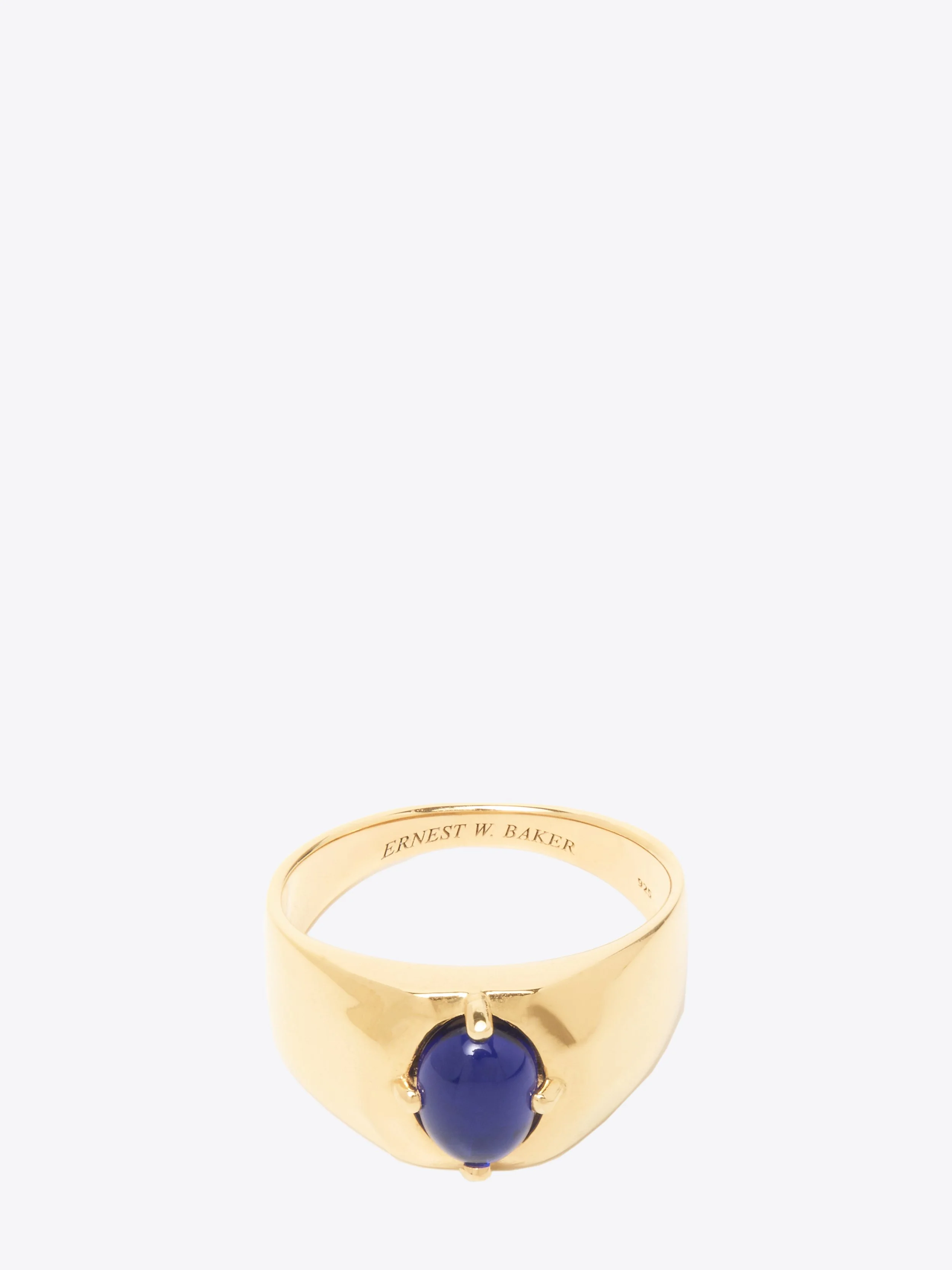 ernest w. baker LAPIS STONE RING