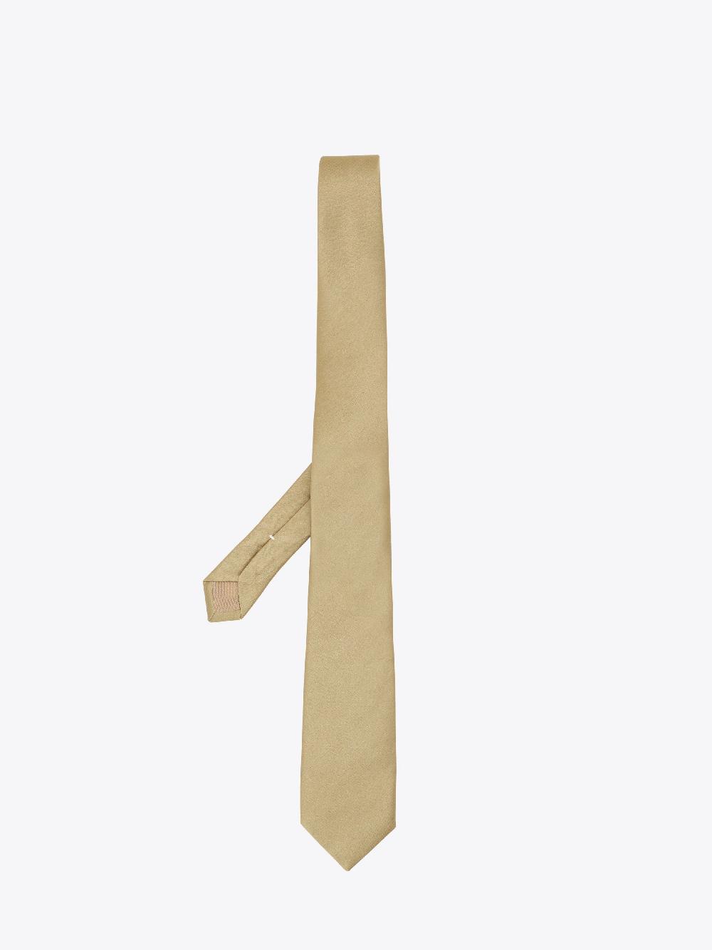 ernest w. baker SATIN TIE - BEIGE
