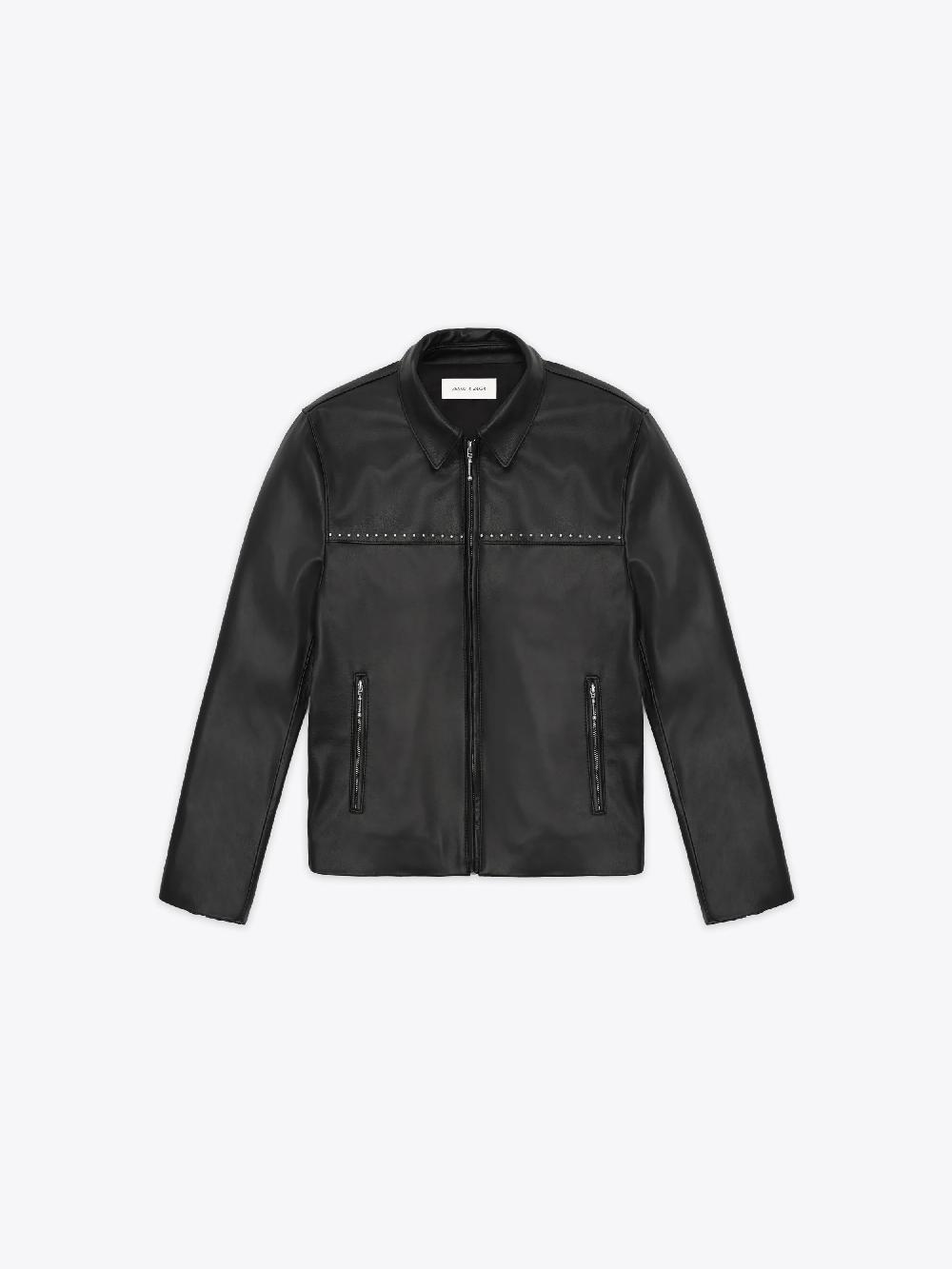 ernest w. baker STUDDED LEATHER JACKET