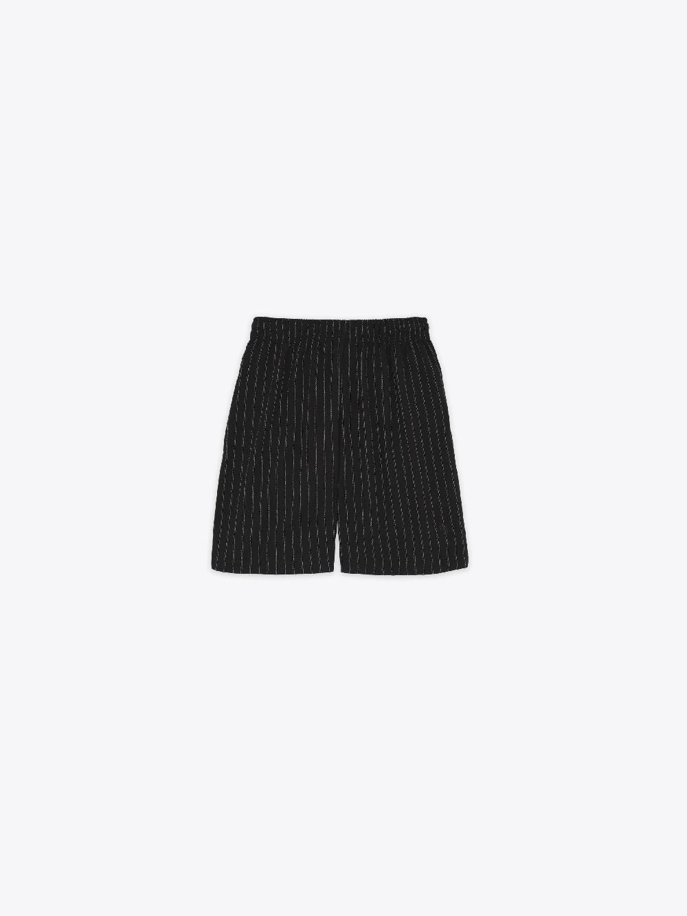 ernest w. baker TRACK SHORTS - PIN STRIPE