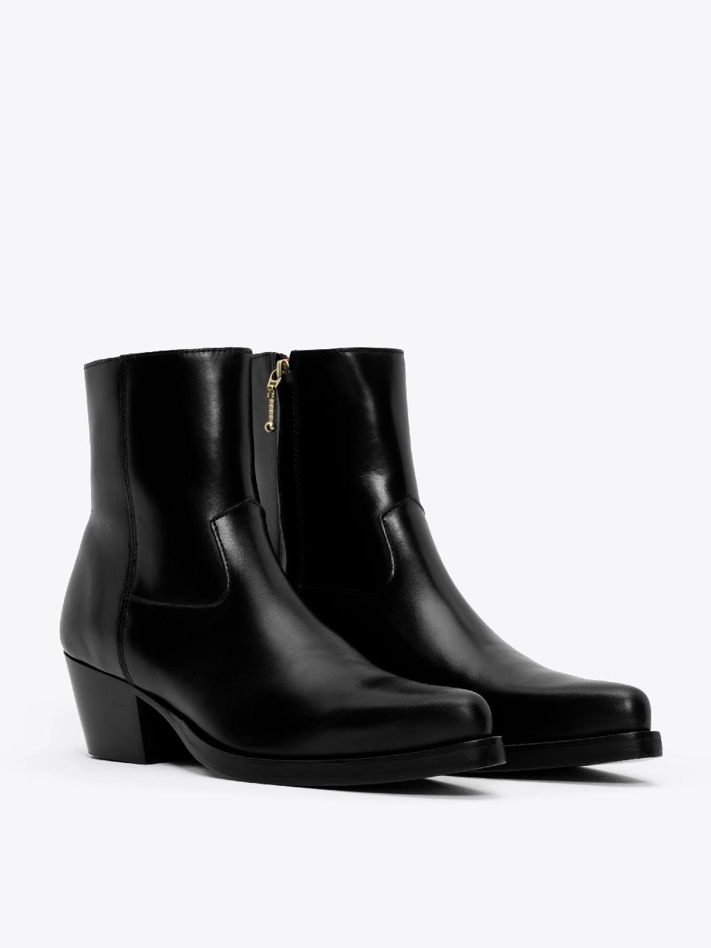 Ernest W. Baker WESTERN BOOTS - BLACK