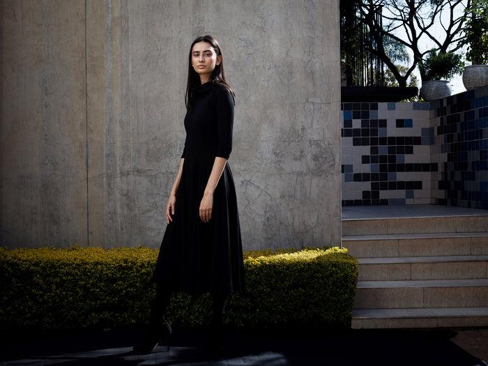 Erre Black CURVE - Fit And Flare Dress