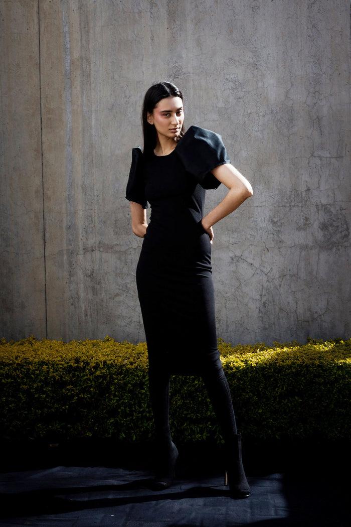 erre Black SILHOUETTE - Pencil Dress