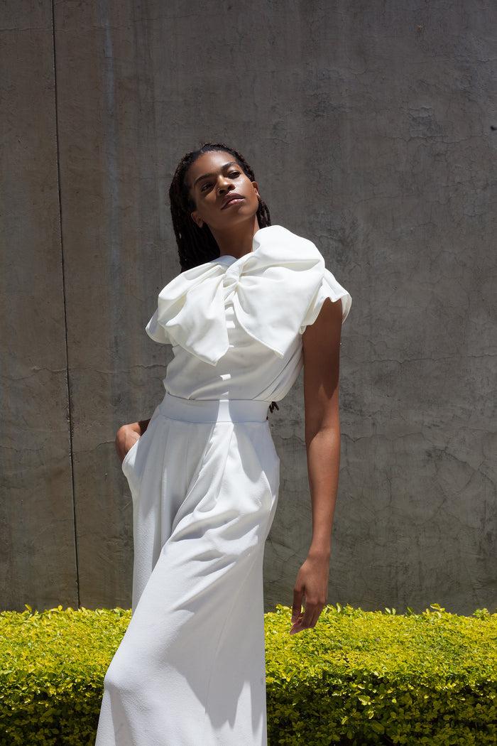 Erre Ivory BEND - Bow Top