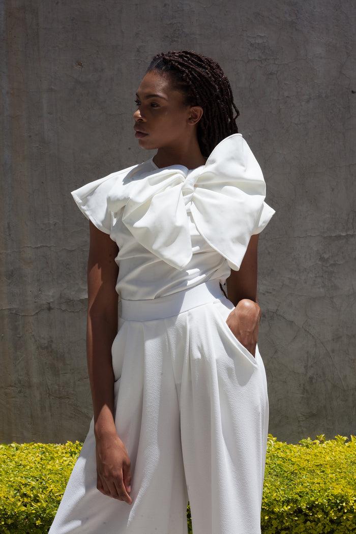 Erre Ivory BEND - Bow Top