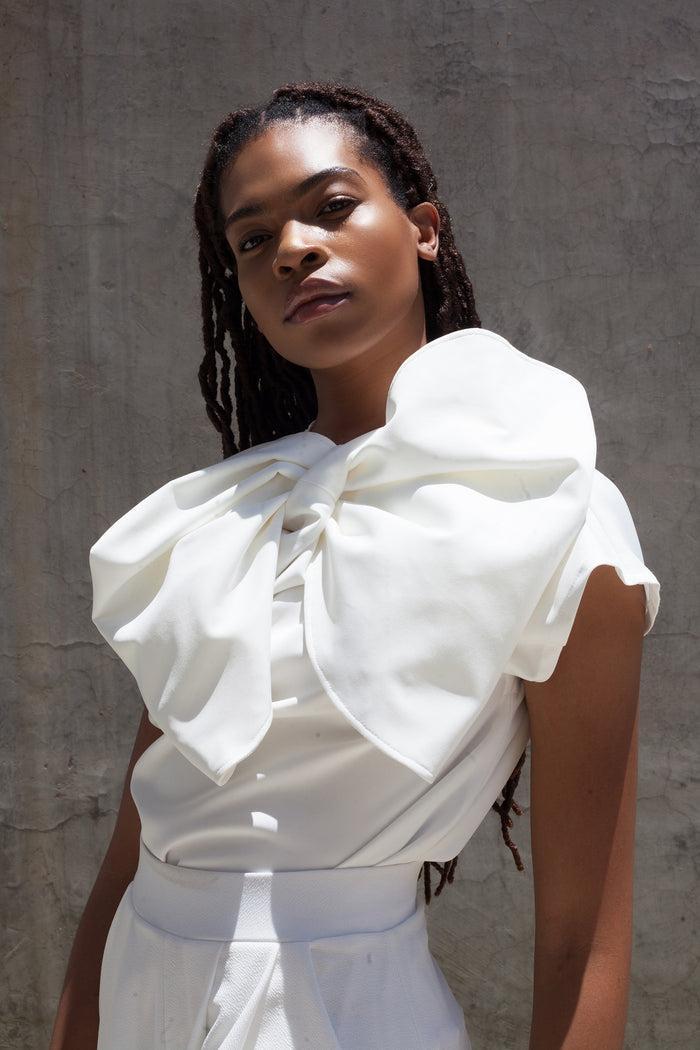 erre Ivory BEND - Bow top