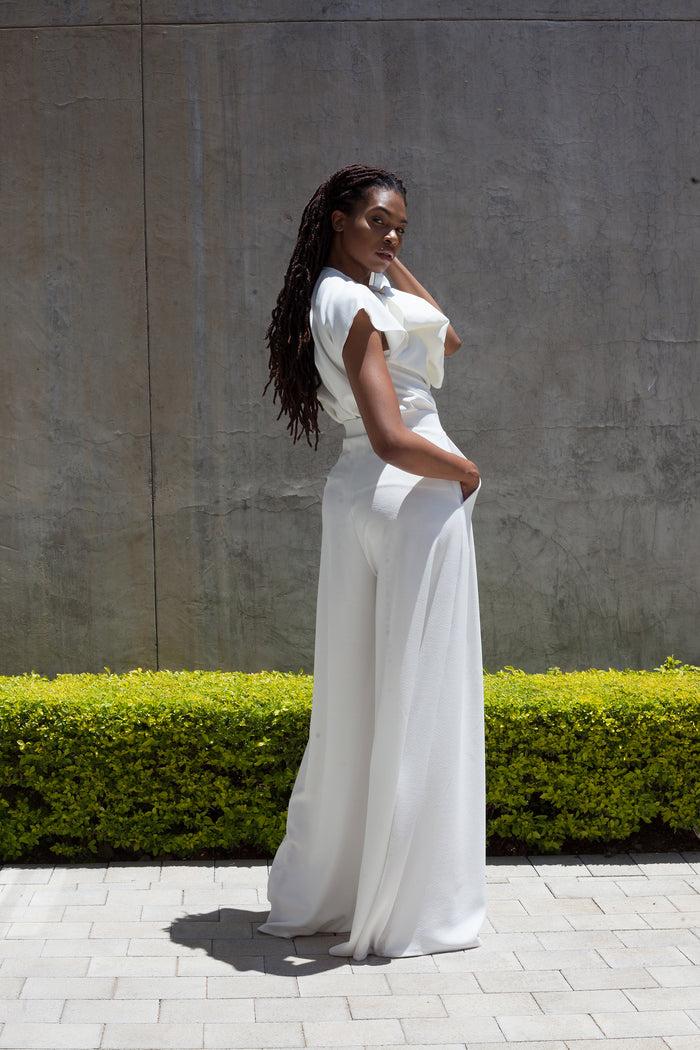 Erre Ivory STROLL Wide Leg Pants