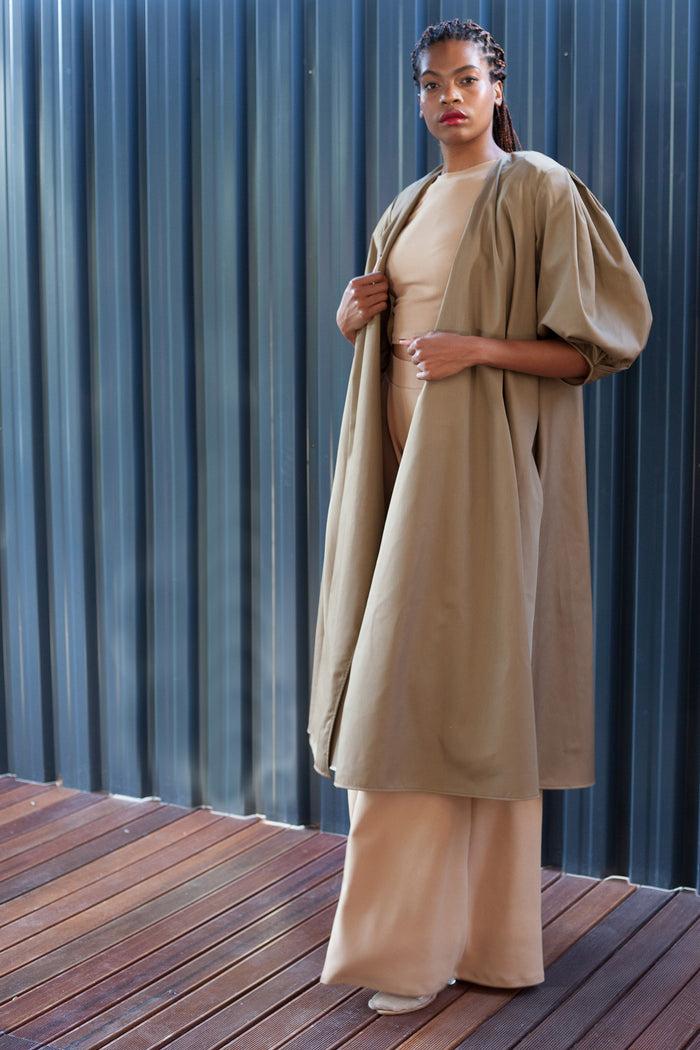 Erre Sand Protean Coat Dress