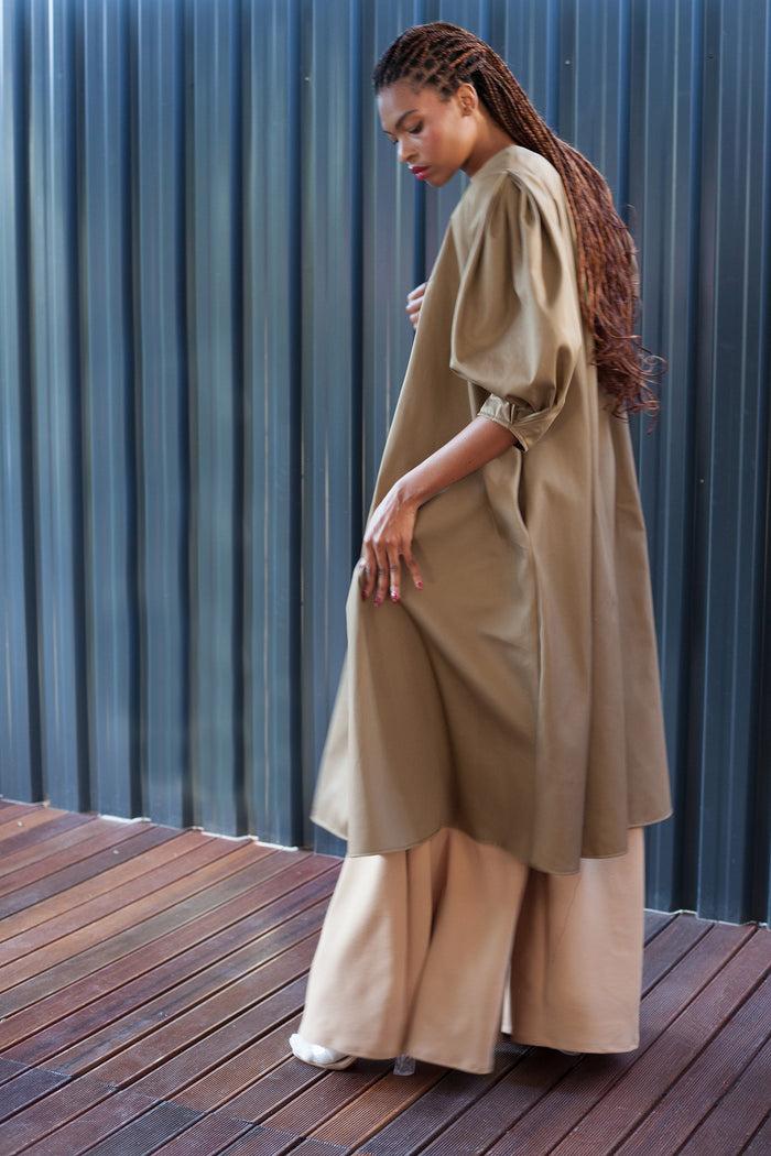 Erre Sand Protean Coat Dress