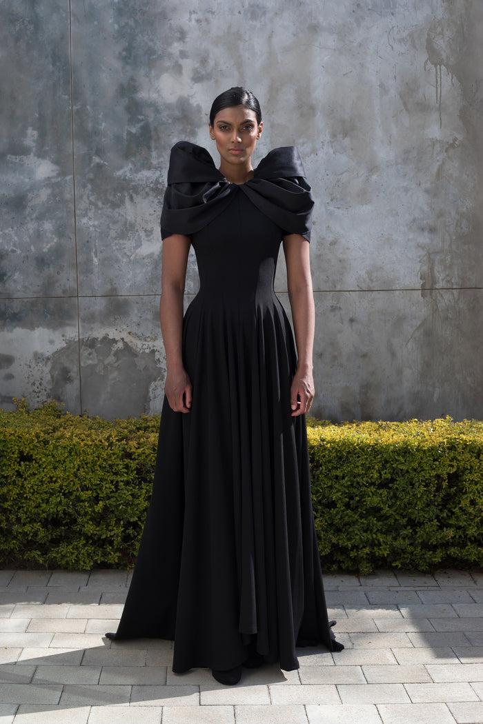 Erre Spring 2022 - Black Calla Evening Dress