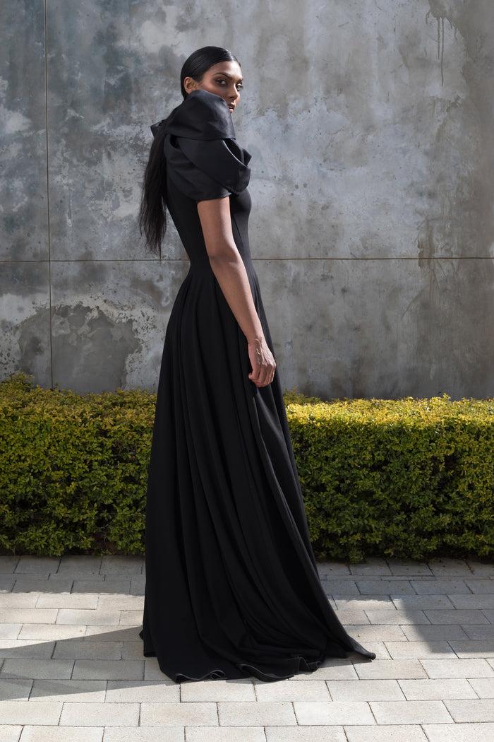 Erre Spring 2022 - Black Calla Evening Dress