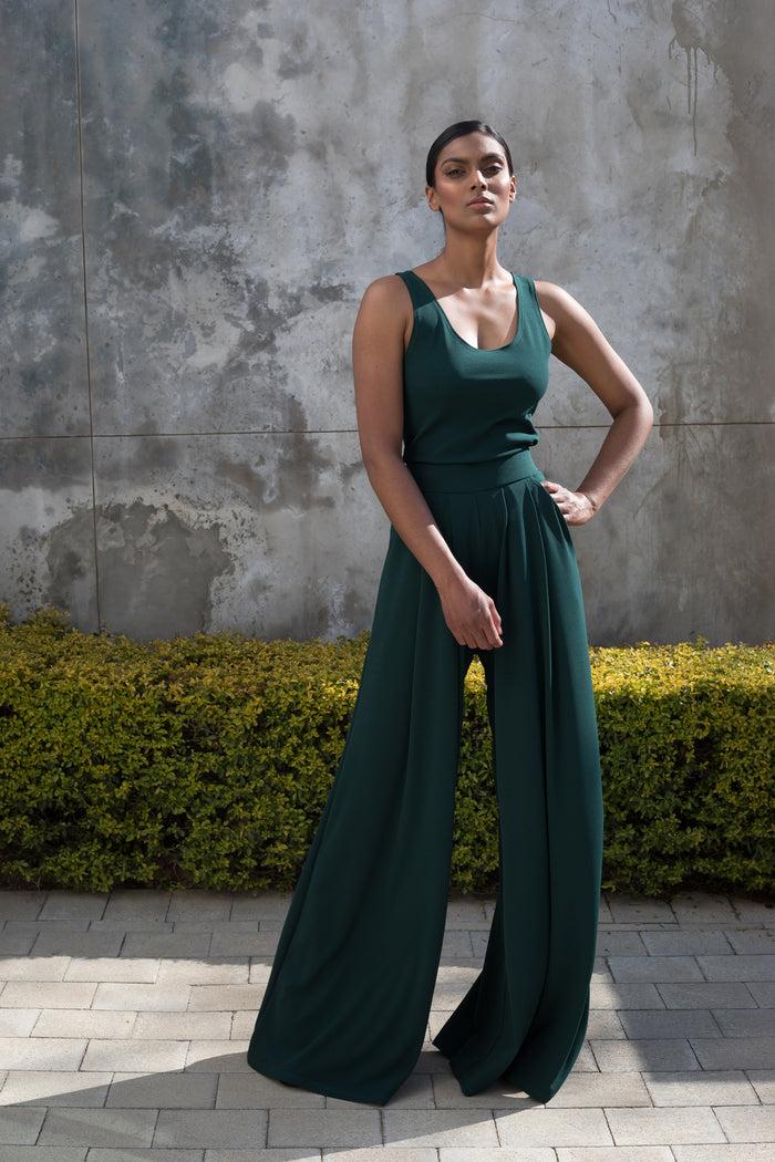 erre Spring 2022 - Emerald Green Racerback vest