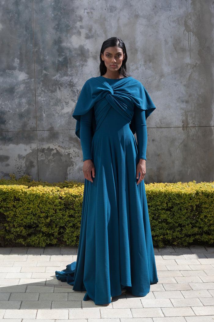 Erre Spring 2022 - Moroccan Blue Twist Dress