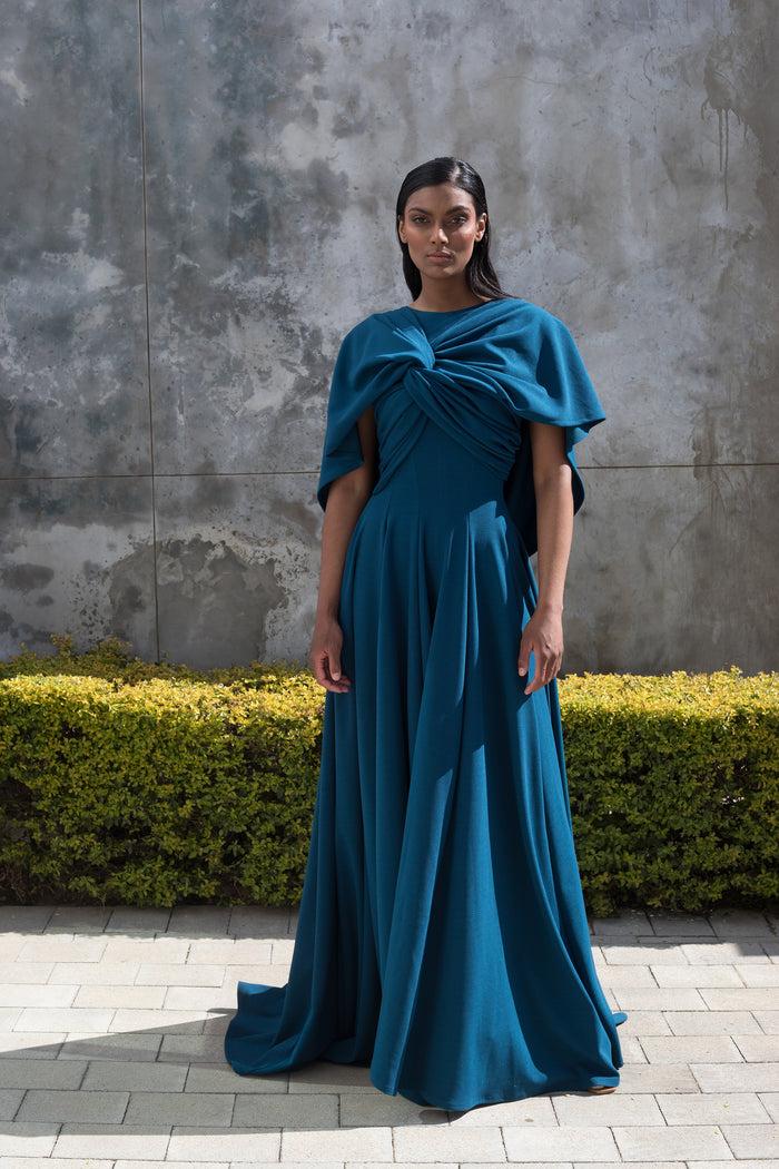 Erre Spring 2022 - Moroccan Blue Twist Dress