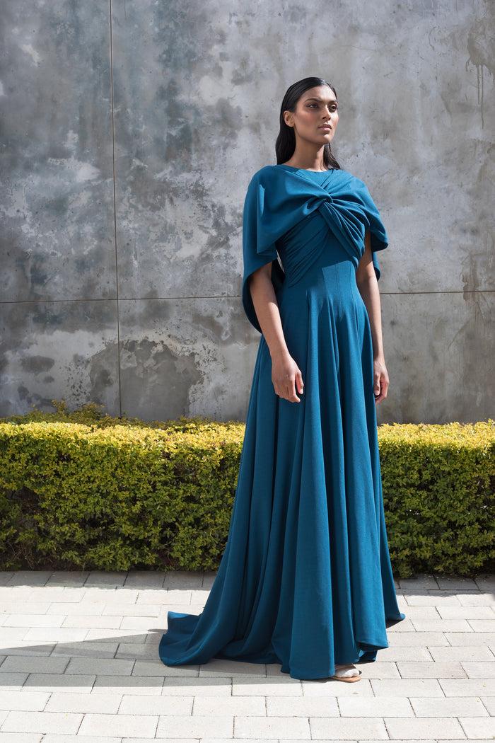 erre Spring 2022 - Moroccan Blue Twist Dress