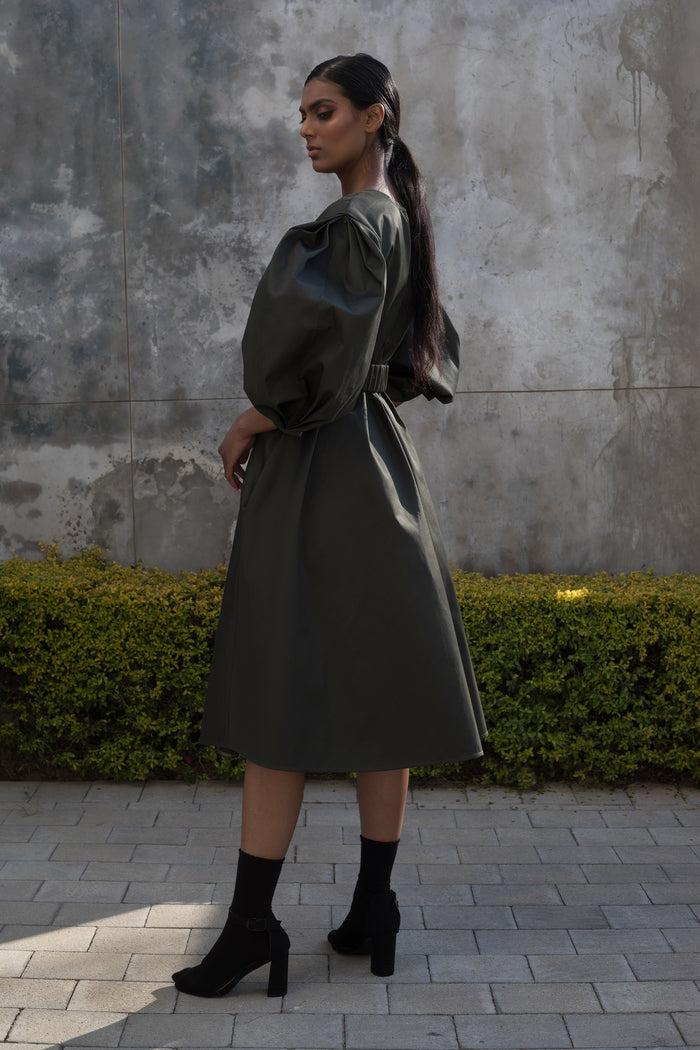 Erre Spring 2022 - Olive Protean Coat Dress