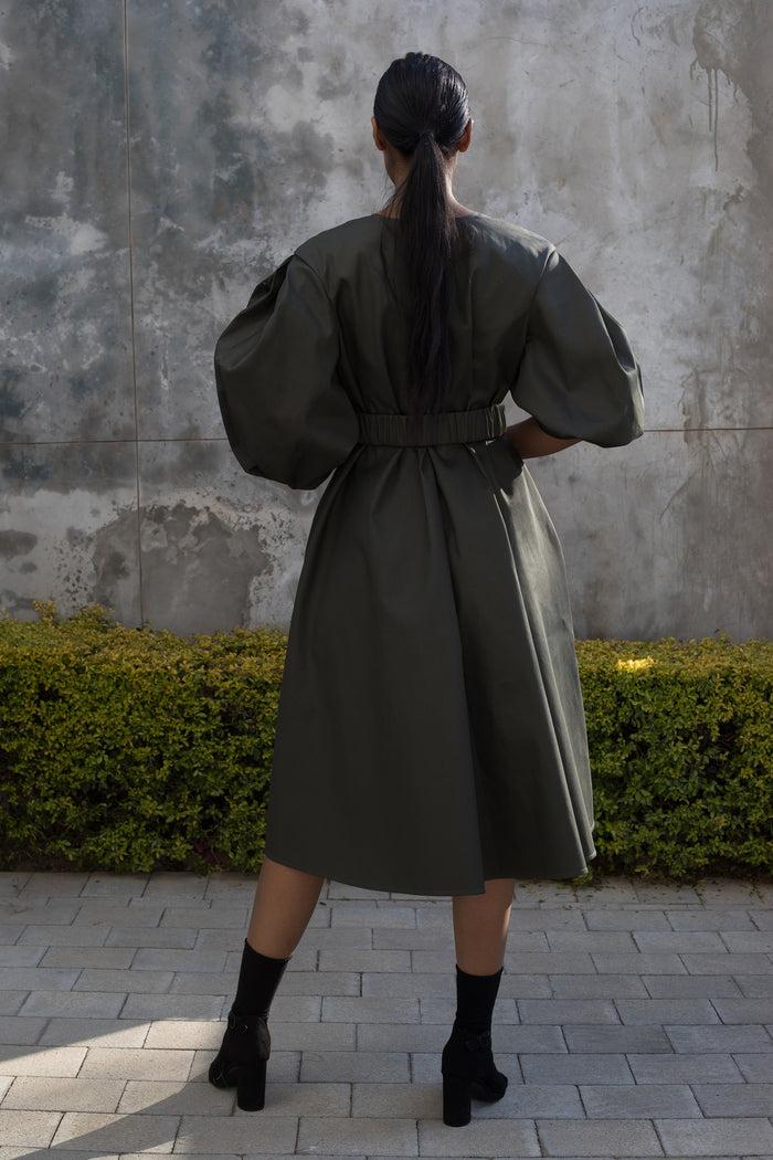 Erre Spring 2022 - Olive Protean Coat Dress