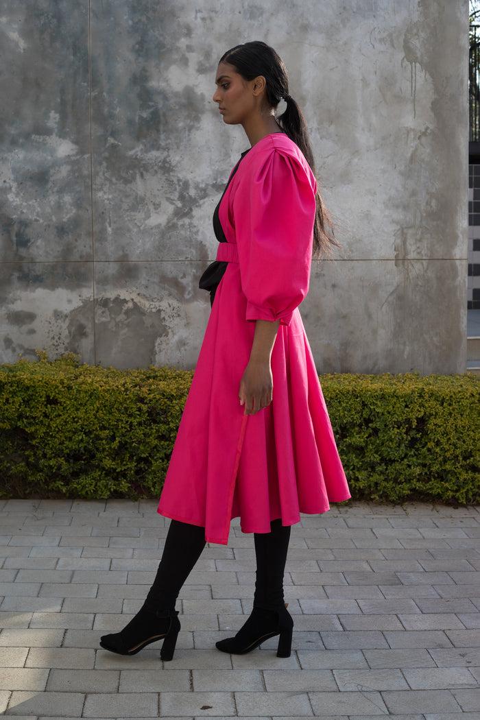 Erre Spring 2022 - Pink Protean Coat Dress